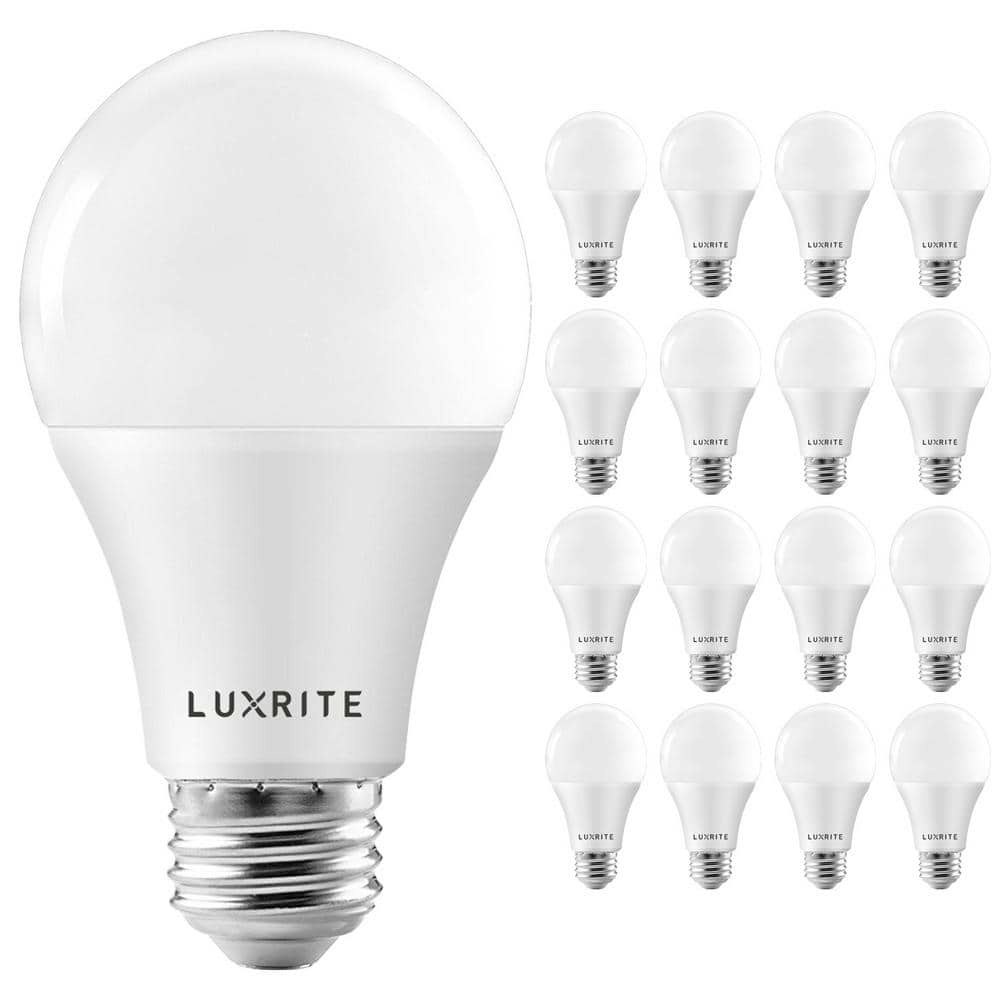 A19 1,600lm 5000K LED Light Bulb 16-Pack: $108.99