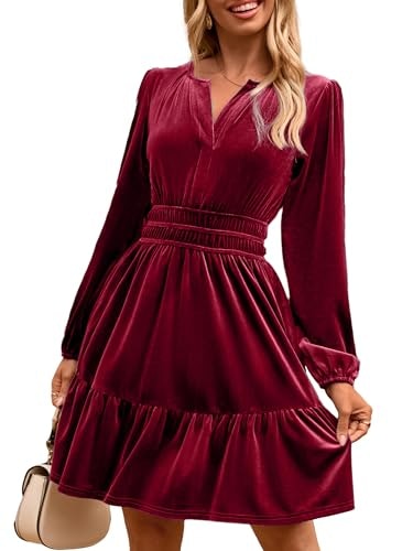 Simplee Women's Velvet A-Line Dress: $42.49 Simplee Women's Velvet A-Line Dress: $42.49