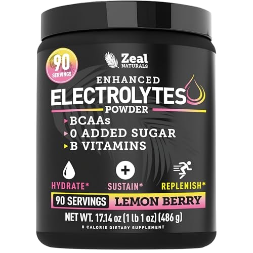 Zeal Naturals Electrolyte Hydration Powder 90-Servings: $29.71 Zeal Naturals Electrolyte Hydration Powder 90-Servings: $29.71