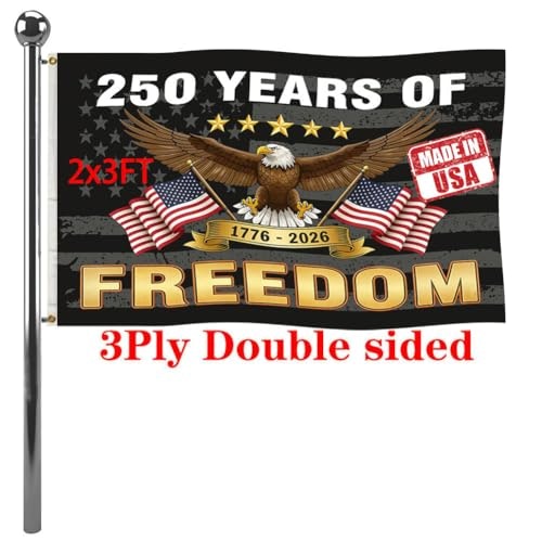 Jayus 2x3-Foot 250th Anniversary American Flag: $13.10 Jayus 2x3-Foot 250th Anniversary American Flag: $13.10