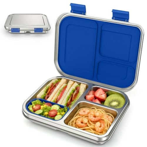Babhamness 3-Compartment Stainless Steel Bento Box: $38.98 Babhamness 3-Compartment Stainless Steel Bento Box: $38.98