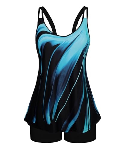 Women's Printed Tummy Control Tankini Set: $28.63 Women's Printed Tummy Control Tankini Set: $28.63