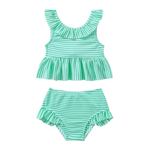YWFSHOP Baby Girl Striped Two-Piece Bikini: $7.88 YWFSHOP Baby Girl Striped Two-Piece Bikini: $7.88