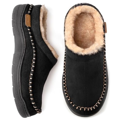 Zigzagger Men's Slip On Moccasin Slippers: $22.59
