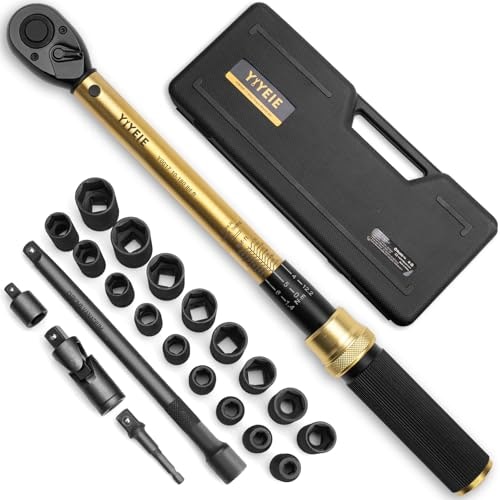 Yiyeie 22-Piece 1/2" Drive Torque Wrench Set: $56.97 Yiyeie 22-Piece 1/2" Drive Torque Wrench Set: $56.97