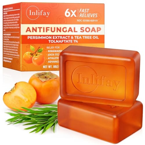 Inlifay Antifungal Tea Tree Oil Soap Bar 2-Pack: $17.99 Inlifay Antifungal Tea Tree Oil Soap Bar 2-Pack: $17.99