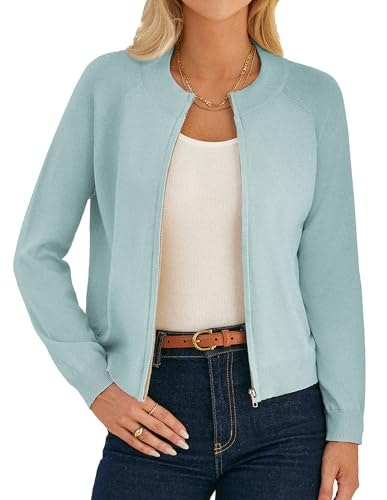 Grace Karin Women's Zip Up Cardigan Sweater: $25.49