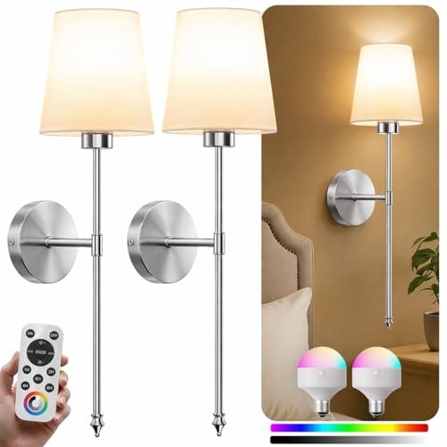 Ironpax Battery Operated Wall Sconces 2-Pack: $55.22 Ironpax Battery Operated Wall Sconces 2-Pack: $55.22