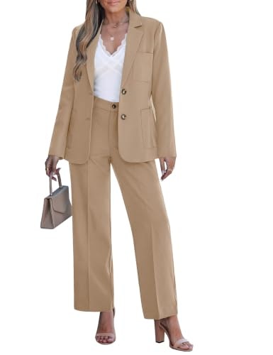 Luvamia Women's Two-Piece Business Casual Pantsuit Set: $50.99 Luvamia Women's Two-Piece Business Casual Pantsuit Set: $50.99