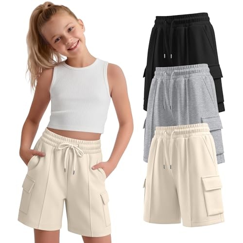 YooAurvox Girls Bermuda Cargo Shorts 3-Pack: $33.99 YooAurvox Girls Bermuda Cargo Shorts 3-Pack: $33.99