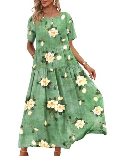 Yesno Women's Bohemian Floral Maxi Dress: $24.97