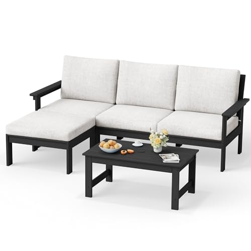 Serwall HDPE Outdoor Patio Couch Set: $535.49 Serwall HDPE Outdoor Patio Couch Set: $535.49