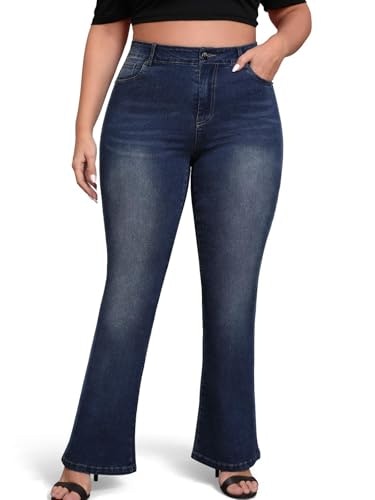 Sqiqy Women's High-Waisted Bootcut Jeans: $35.70
