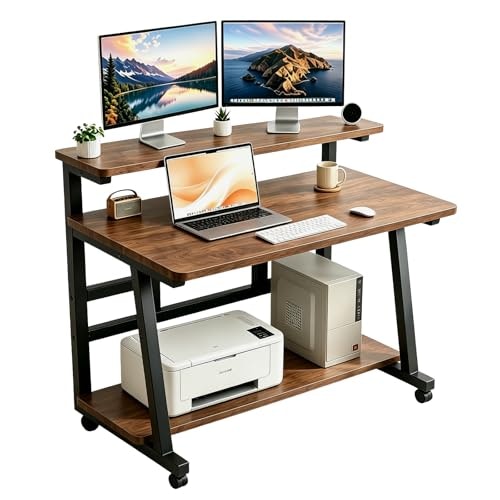 HDOFM 31.5-Inch Compact Rolling Computer Desk: $88.82 HDOFM 31.5-Inch Compact Rolling Computer Desk: $88.82