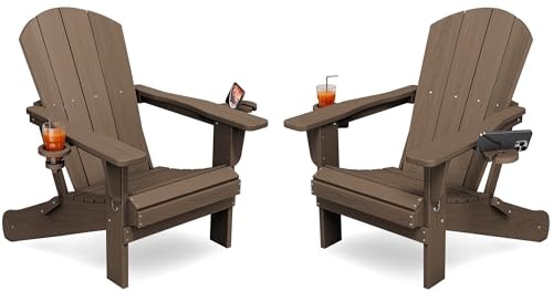 Kingyes Folding Adirondack Chair 2-Pack: $161.49