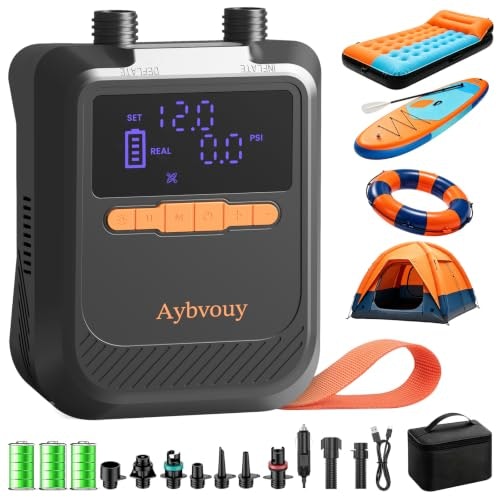Aybvouy Rechargeable Electric SUP Pump: $64.99 Aybvouy Rechargeable Electric SUP Pump: $64.99