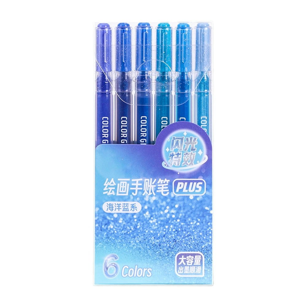 Glitter Gel Pens 6-Pack: $4.78