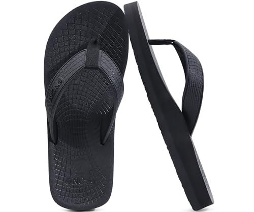 Oncai Men's Arch Support Rubber Flip Flops: $14.98 Oncai Men's Arch Support Rubber Flip Flops: $14.98