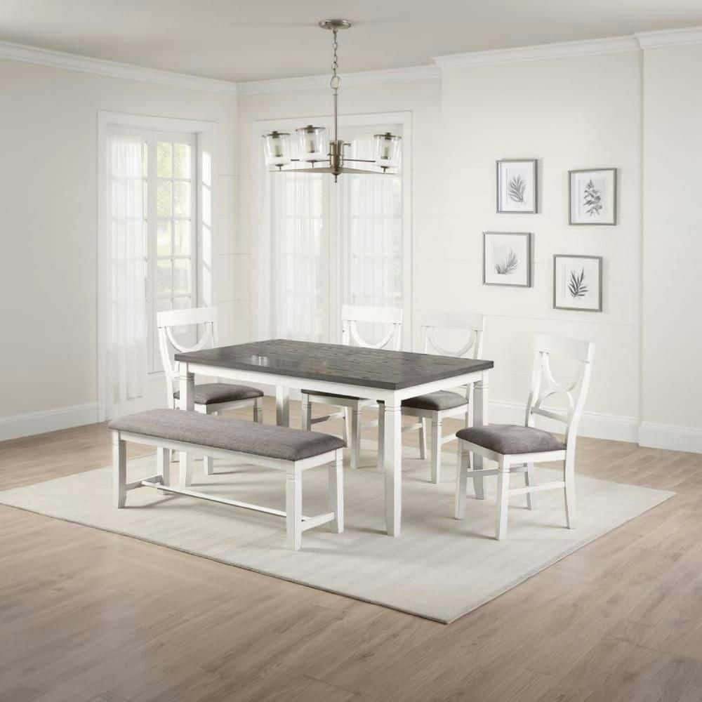 6-Piece Rectangle Wood Dining Table Set: $724.82 6-Piece Rectangle Wood Dining Table Set: $724.82