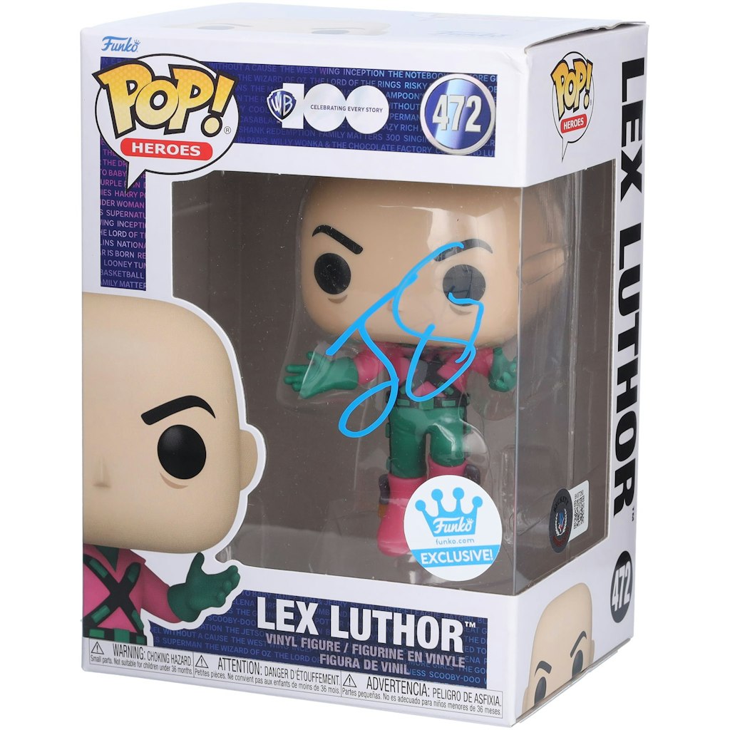 Jesse Eisenberg Autographed Lex Luthor Funko Pop! #472: $159.99 Jesse Eisenberg Autographed Lex Luthor Funko Pop! #472: $159.99