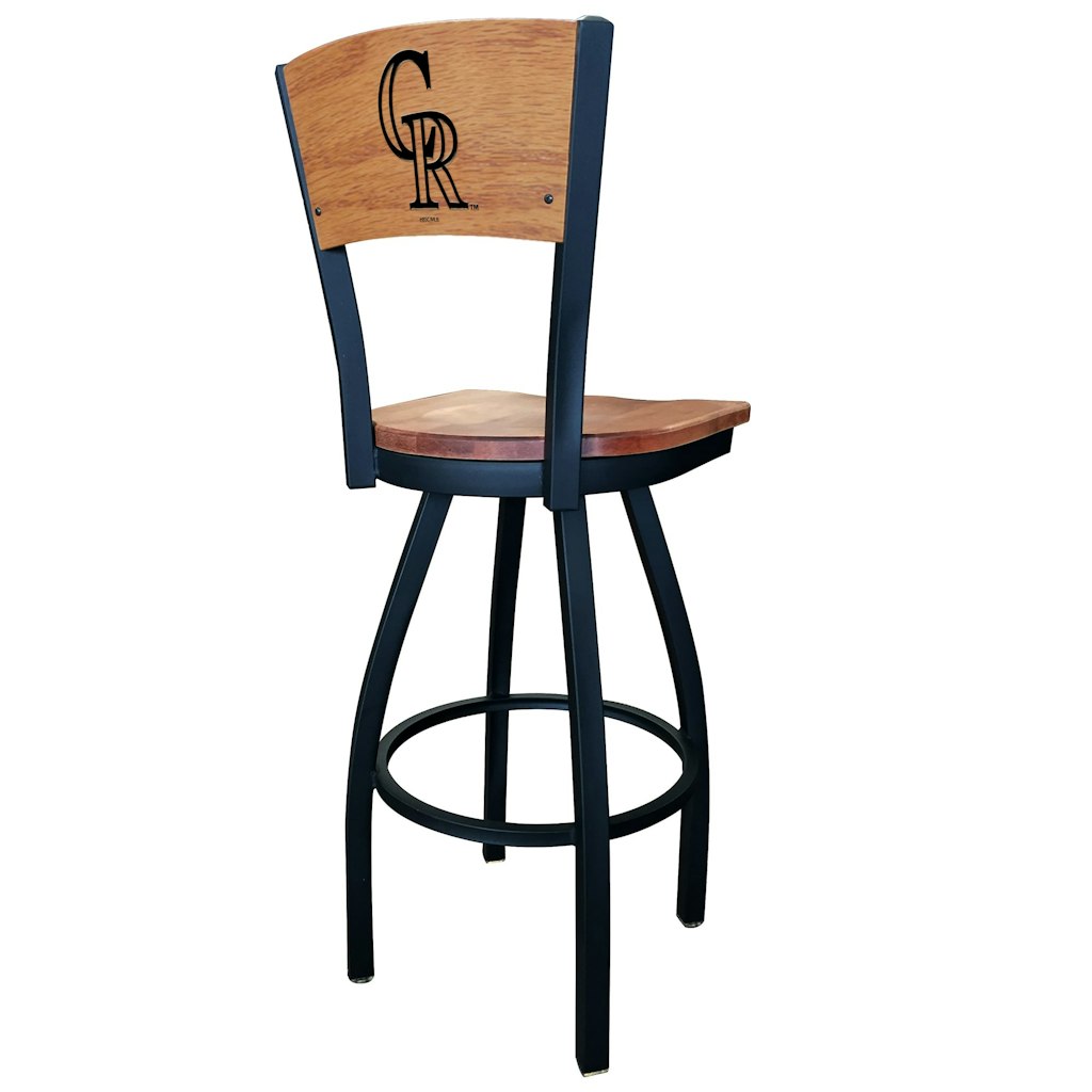 Colorado Rockies 25-inch Wood Swivel Counter Stool: $629.99 Colorado Rockies 25-inch Wood Swivel Counter Stool: $629.99