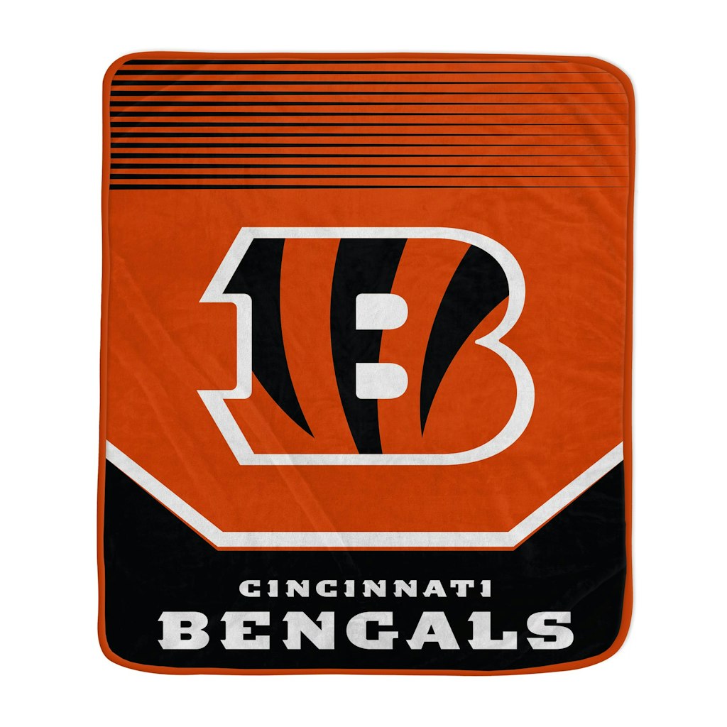 Pegasus 50" x 60" Cincinnati Bengals Half Tone Lines Blanket: $33.99