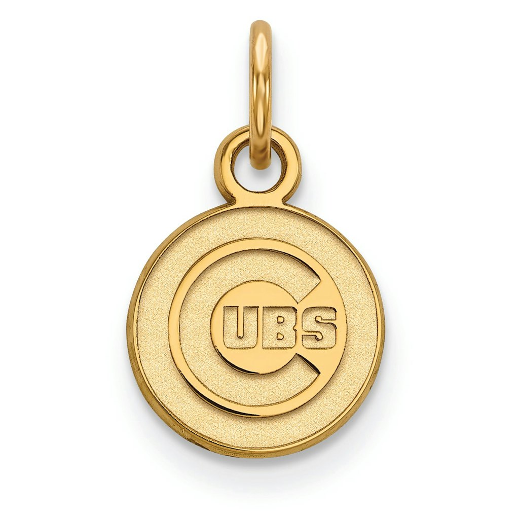 Women's 10k Yellow Gold Chicago Cubs Pendant: $329.99