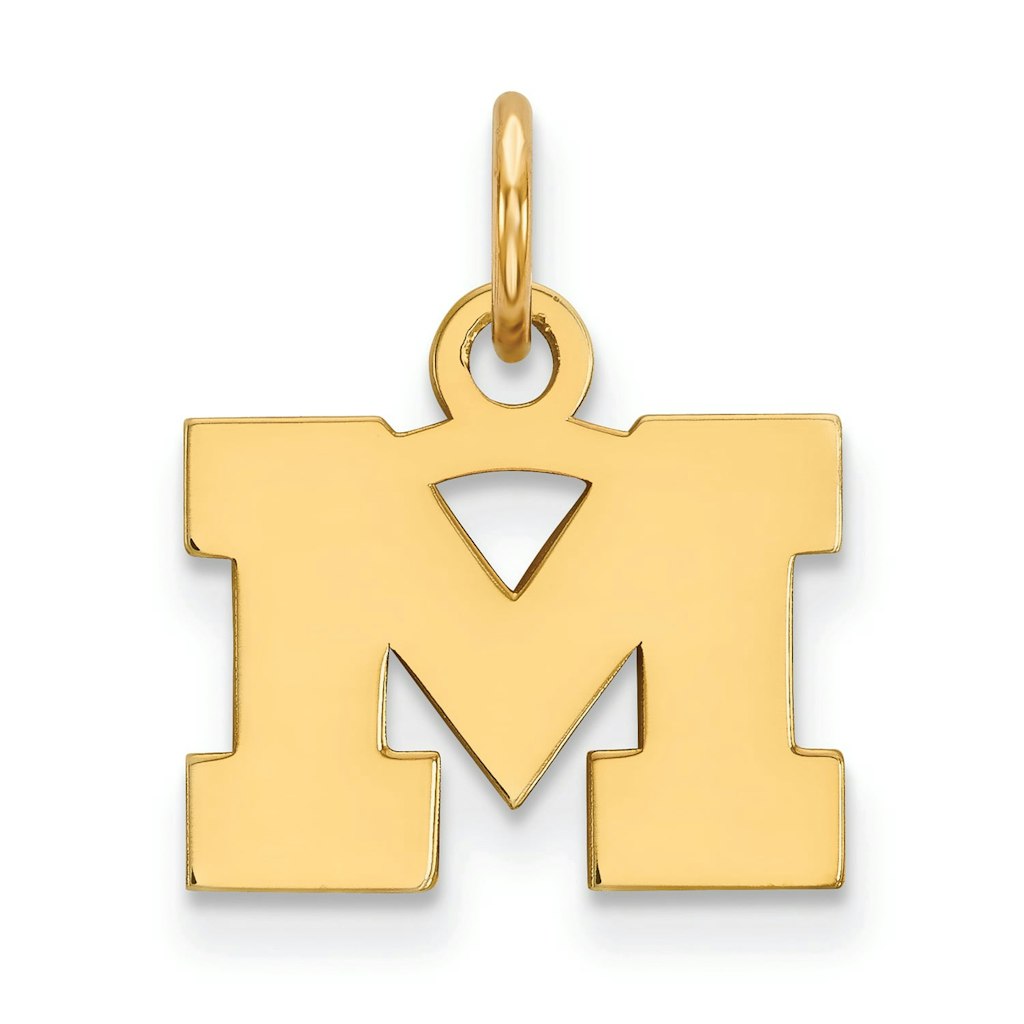 Women's Michigan Wolverines Gold Plated XS Pendant: $59.99 Women's Michigan Wolverines Gold Plated XS Pendant: $59.99