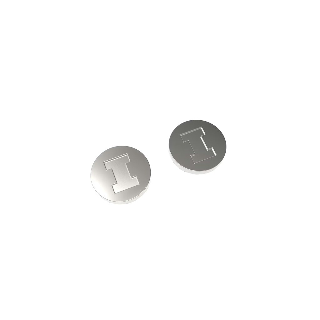 FanDrip Illinois Fighting Illini Stainless Steel Stud Earrings: $32.99