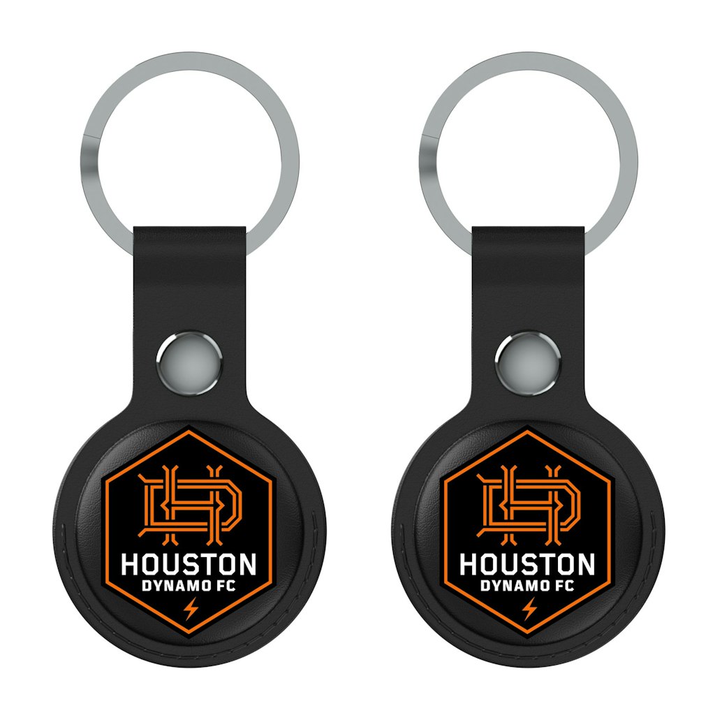 Keyscaper Houston Dynamo FC Leatherette AirTag Holder 2-Pack: $34.99 Keyscaper Houston Dynamo FC Leatherette AirTag Holder 2-Pack: $34.99