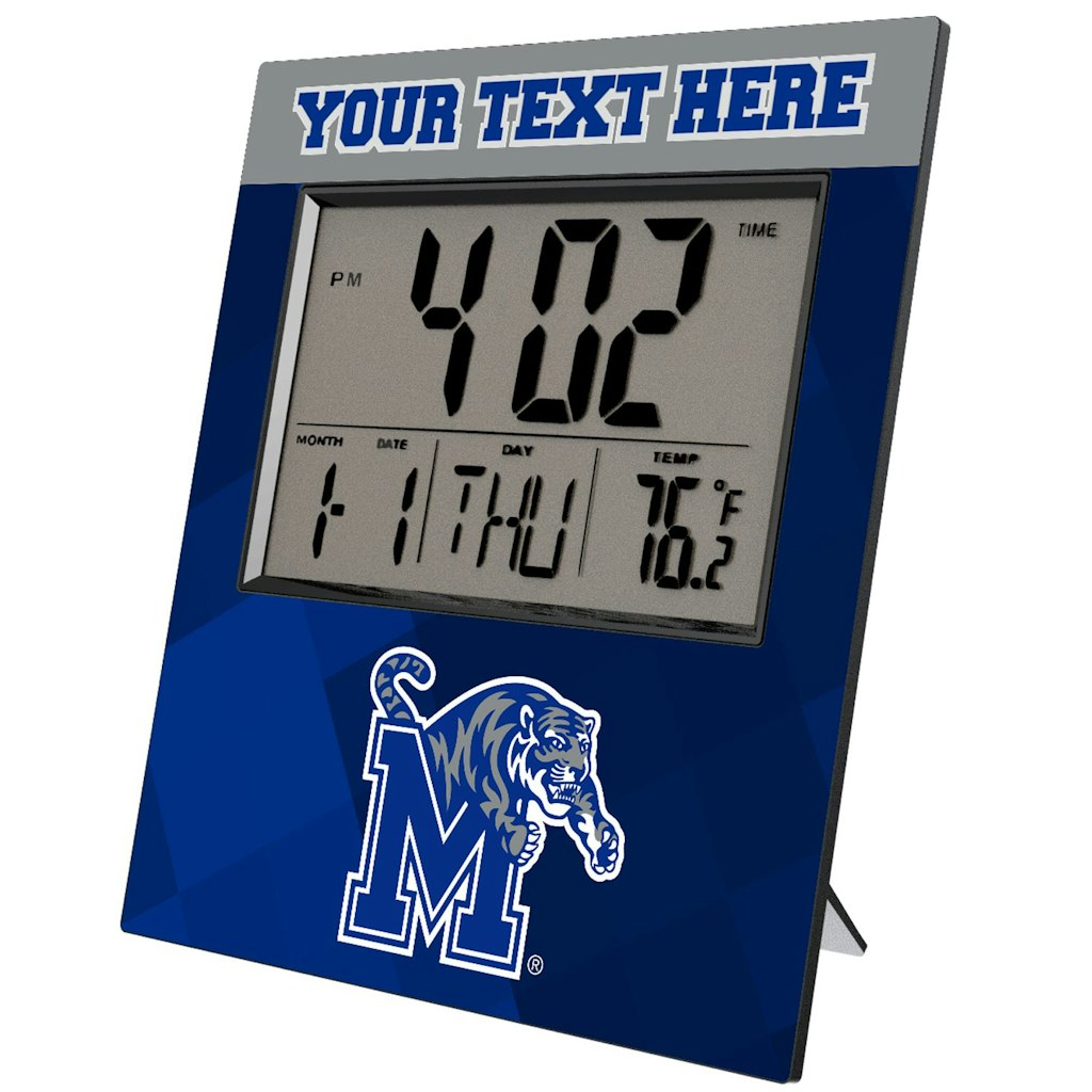 Keyscaper Memphis Tigers Personalized Digital Desk Clock: $59.99