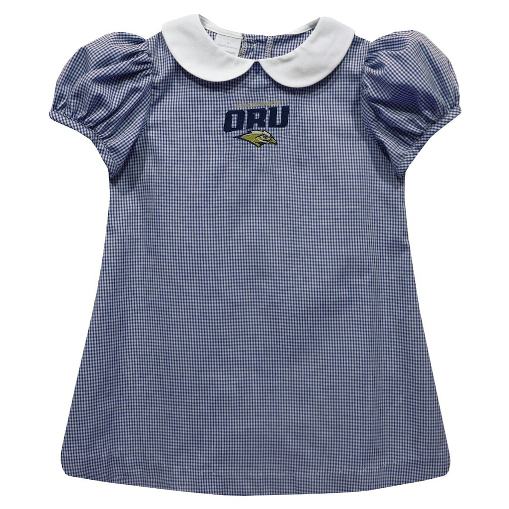 Vive La Fete Oral Roberts Golden Eagles Infant Gingham Dress: $48.99 Vive La Fete Oral Roberts Golden Eagles Infant Gingham Dress: $48.99