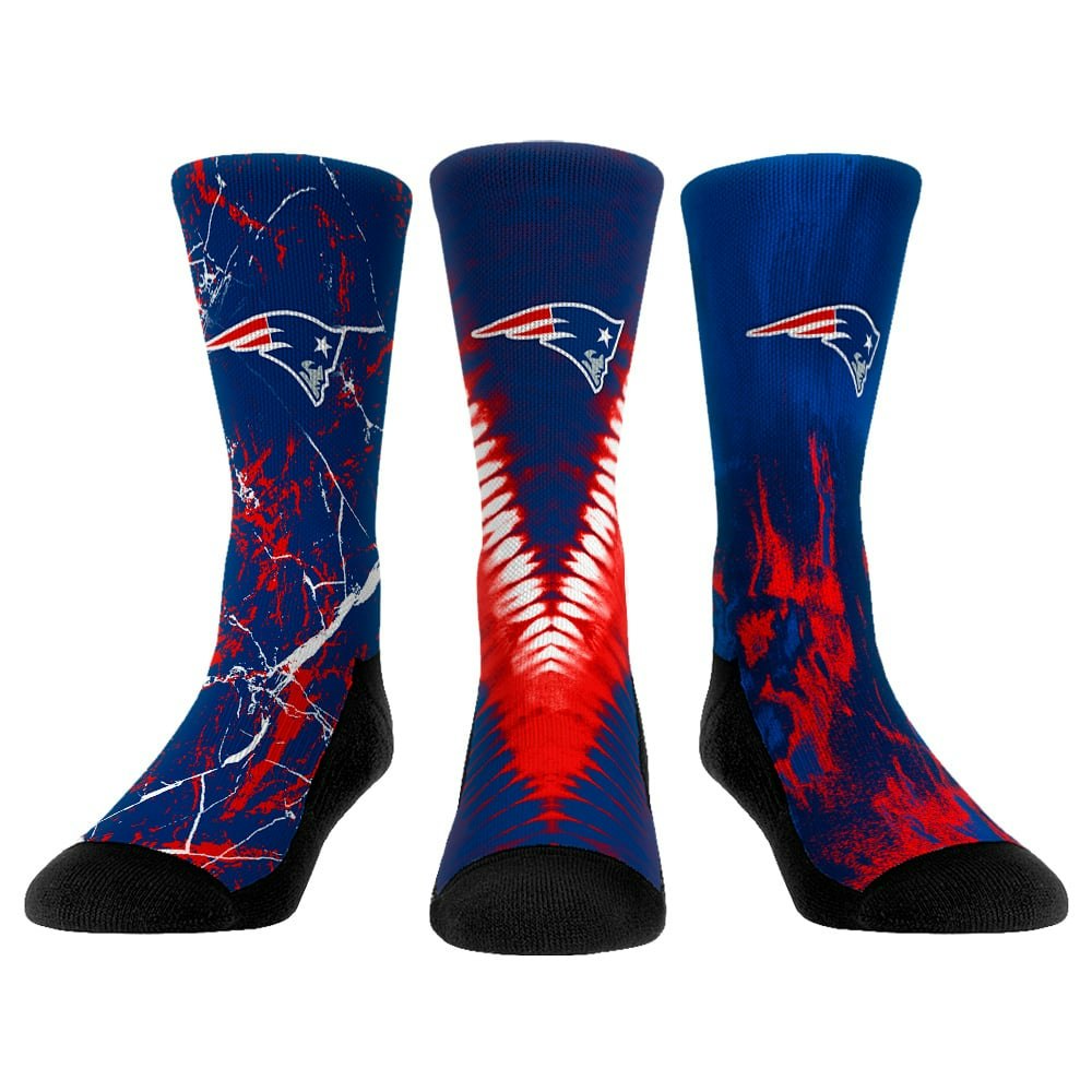 New England Patriots Youth Crew Socks 3-Pack: $64.99