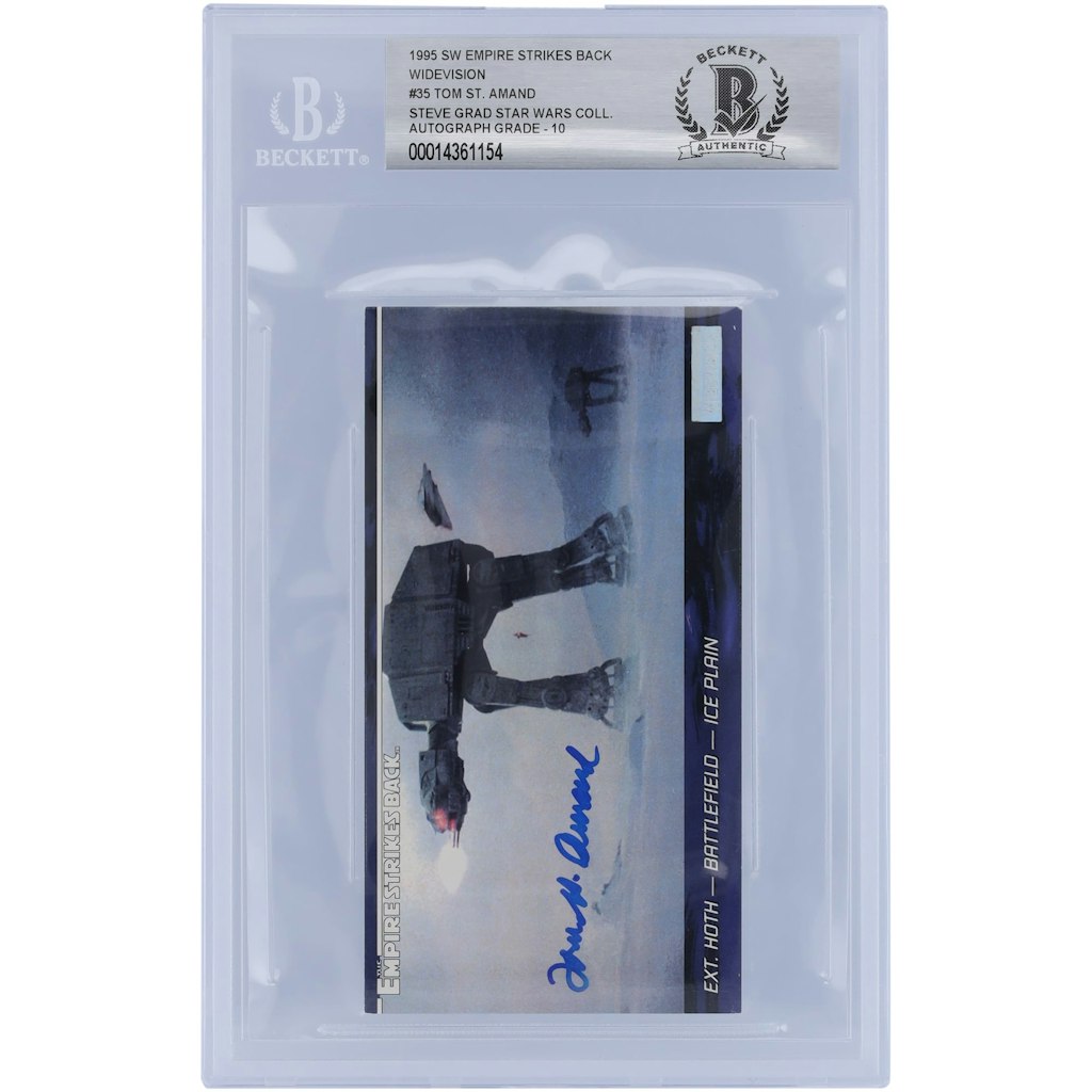 Tom St. Amand Autographed 1995 Topps Star Wars Widevision Trading Card: $149.99 Tom St. Amand Autographed 1995 Topps Star Wars Widevision Trading Card: $149.99