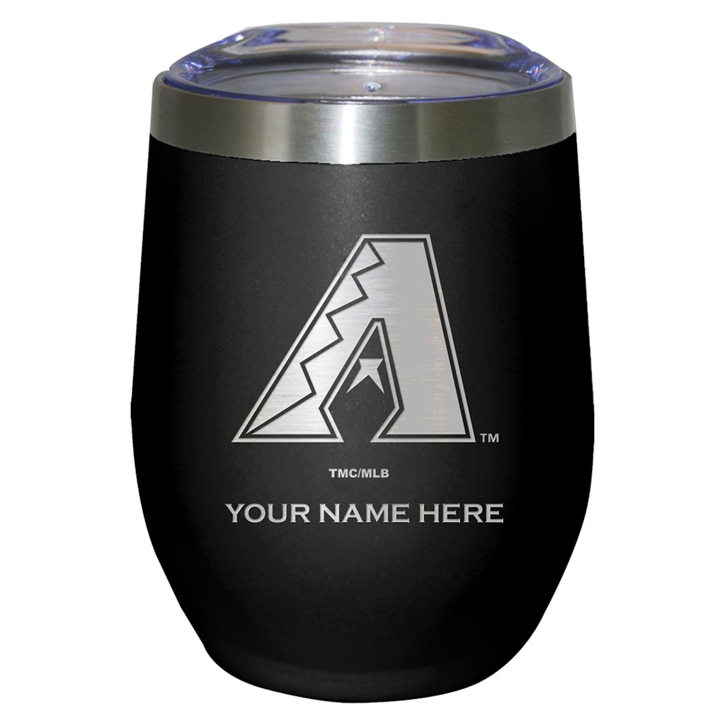 Arizona Diamondbacks 12-oz. Personalized Etched Stemless Tumbler: $42.99 Arizona Diamondbacks 12-oz. Personalized Etched Stemless Tumbler: $42.99