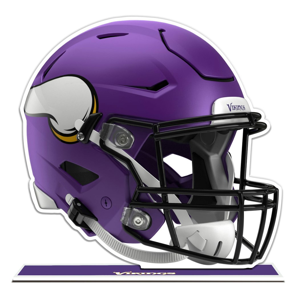Minnesota Vikings 10-Inch Speed Helmet Standee: $39.99 Minnesota Vikings 10-Inch Speed Helmet Standee: $39.99