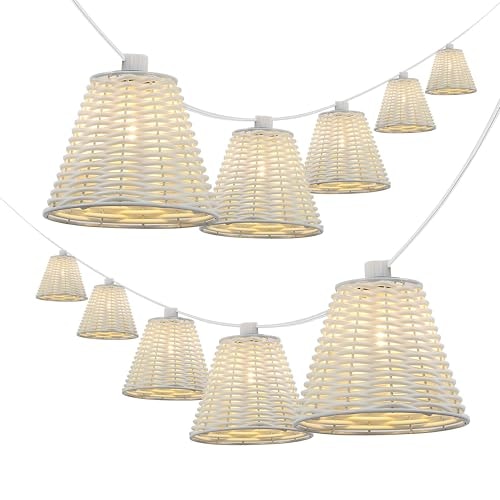 Jonathan Y Payton 10-Light Faux-Rattan Outdoor String Lights: $75.63 Jonathan Y Payton 10-Light Faux-Rattan Outdoor String Lights: $75.63