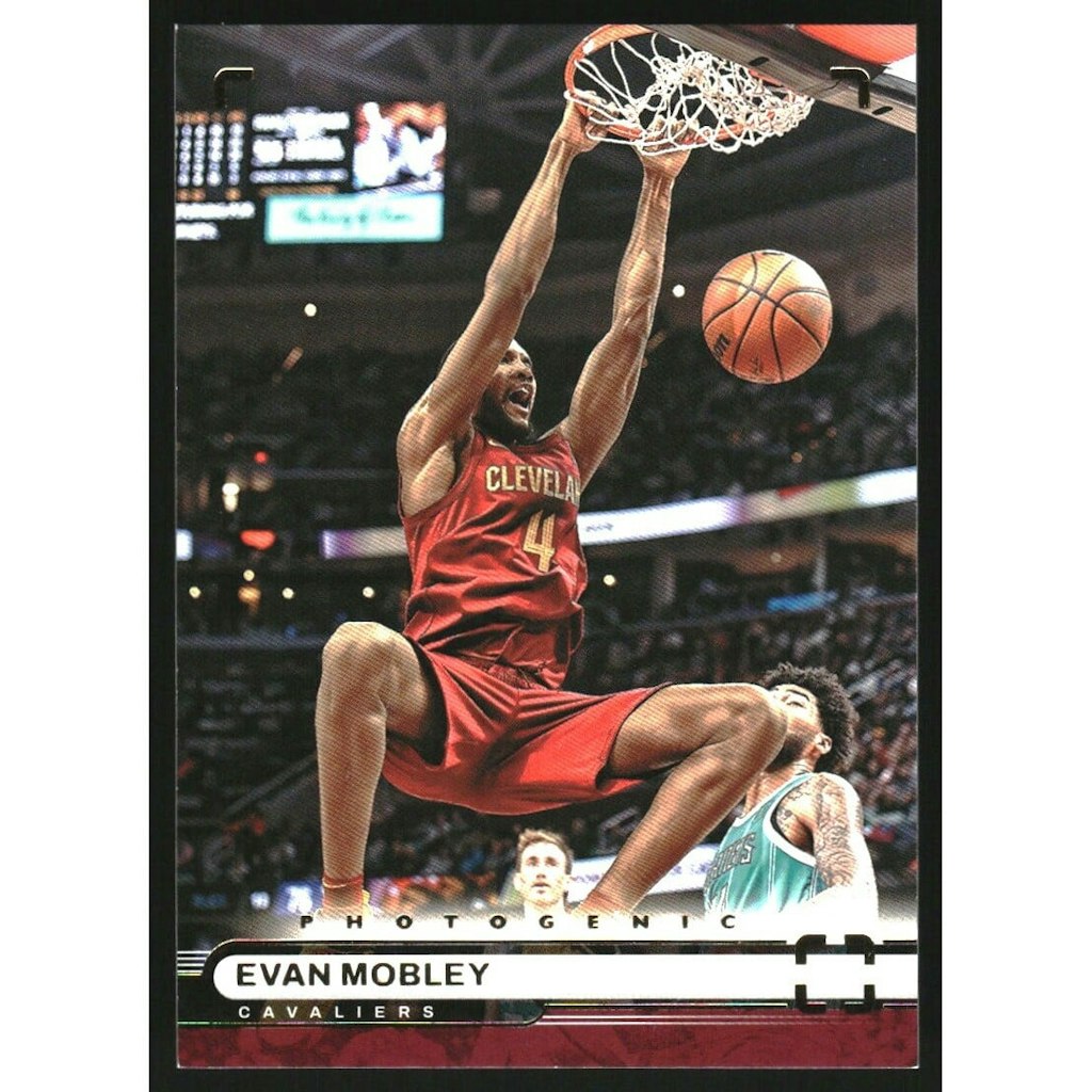 2022-23 Panini PhotoGenic Evan Mobley Trading Card: $13.50 2022-23 Panini PhotoGenic Evan Mobley Trading Card: $13.50
