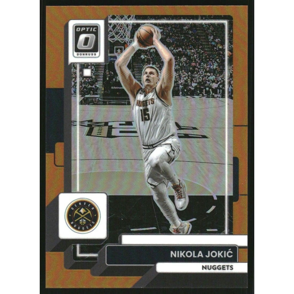 2022-23 Donruss Optic Orange Nikola Jokic Trading Card: $27 2022-23 Donruss Optic Orange Nikola Jokic Trading Card: $27
