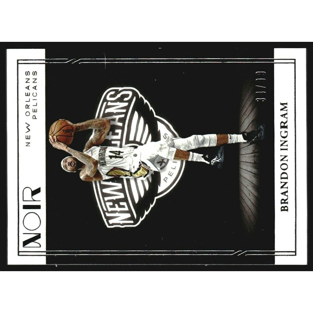 2020-21 Panini Noir Brandon Ingram #17 Basketball Card: $10
