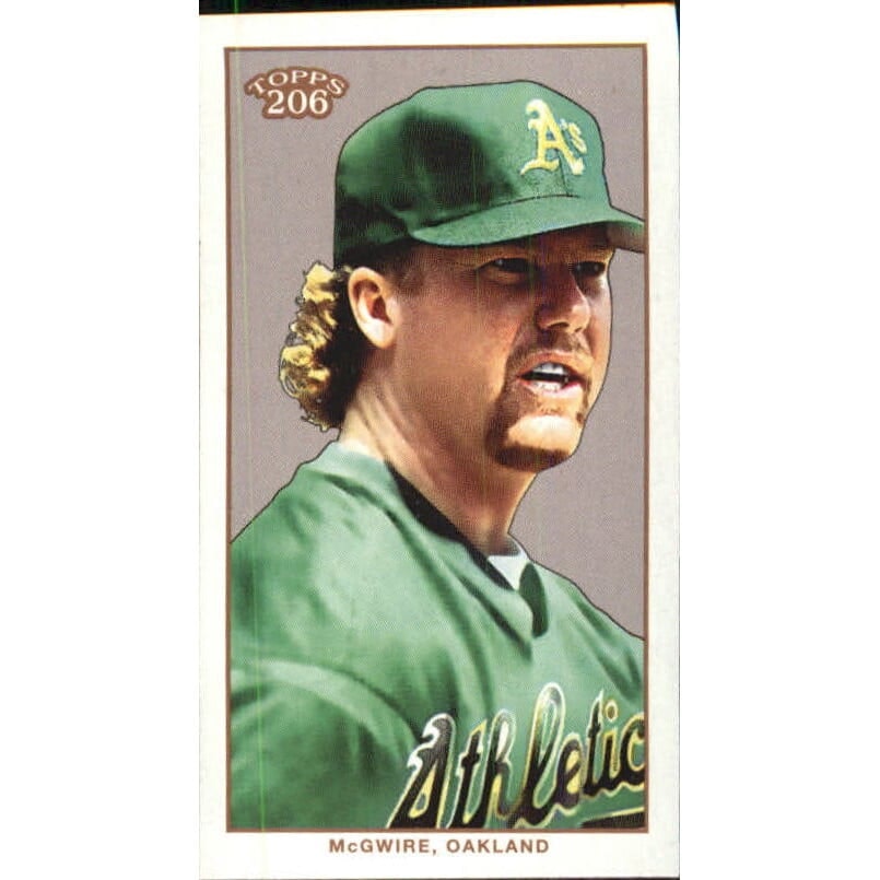 2002 Topps 206 Mark McGwire Baseball Card: $27