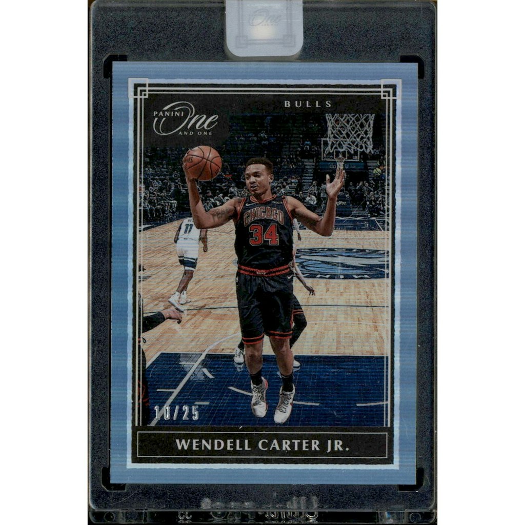 2019-20 Panini One and One Wendell Carter Jr. Blue Card #44: $36 2019-20 Panini One and One Wendell Carter Jr. Blue Card #44: $36