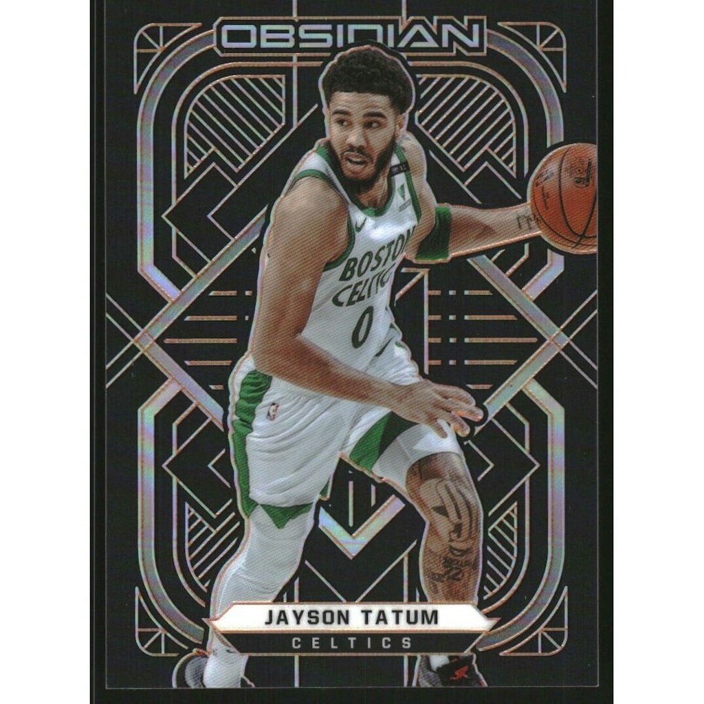 2020-21 Panini Obsidian Jayson Tatum Electric Etch Orange Card #124: $45 2020-21 Panini Obsidian Jayson Tatum Electric Etch Orange Card #124: $45