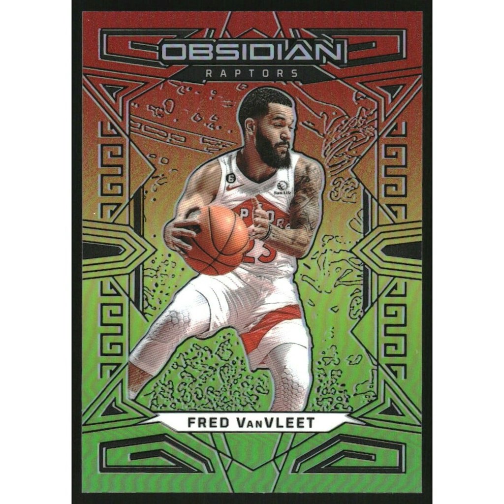 2022-23 Panini Obsidian Fred VanVleet Electric Etch Card: $18 2022-23 Panini Obsidian Fred VanVleet Electric Etch Card: $18