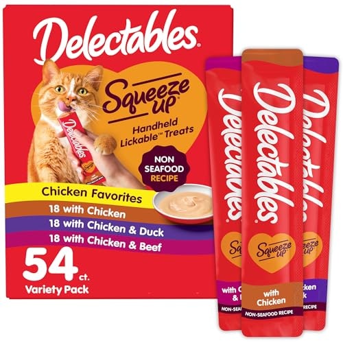 Delectables Non-Seafood Squeeze Up Creamy Puree Cat Treats 54-Pack: $25.46 Delectables Non-Seafood Squeeze Up Creamy Puree Cat Treats 54-Pack: $25.46