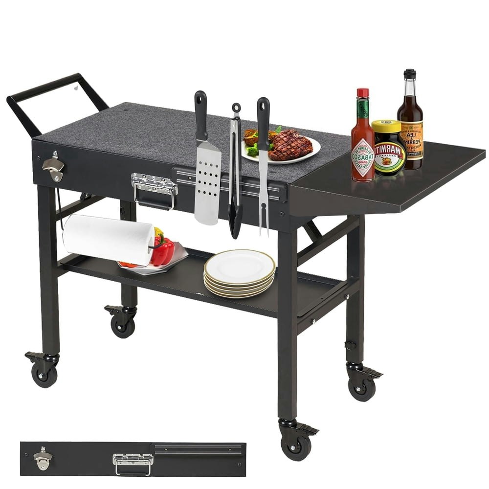 Portable Foldable Griddle Grill Cart: $81.69 Portable Foldable Griddle Grill Cart: $81.69