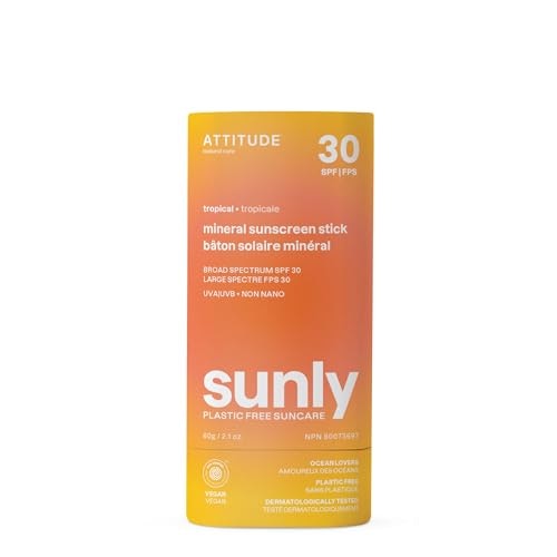 Attitude Tropical SPF 30 Sunscreen Stick 60g: $13.75 Attitude Tropical SPF 30 Sunscreen Stick 60g: $13.75