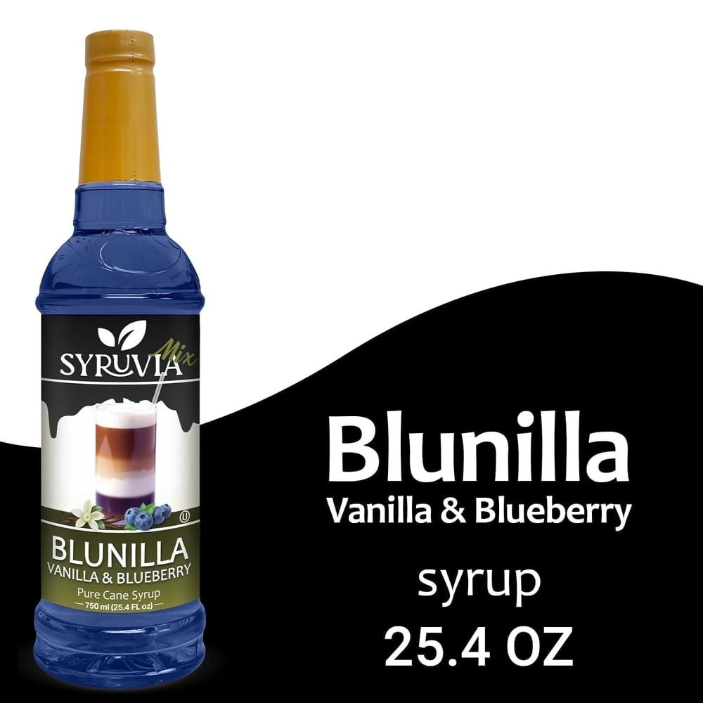 Syruvia Blunilla Pure Cane Coffee Syrup 25.4-oz.: $10.99 Syruvia Blunilla Pure Cane Coffee Syrup 25.4-oz.: $10.99