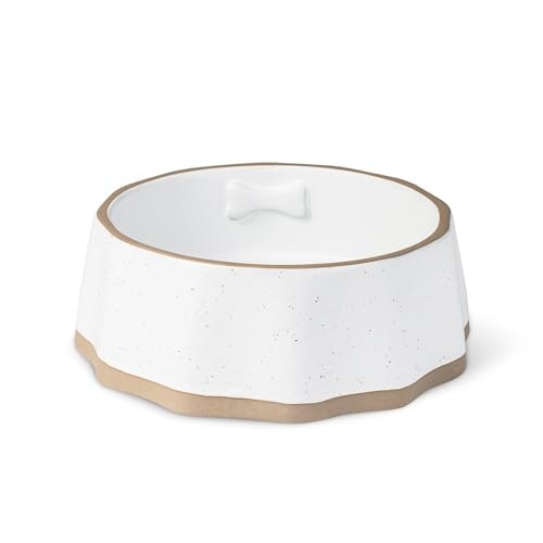 Fringe Studio 7-inch Medium Sculpted Ceramic Pet Bowl: $11.90