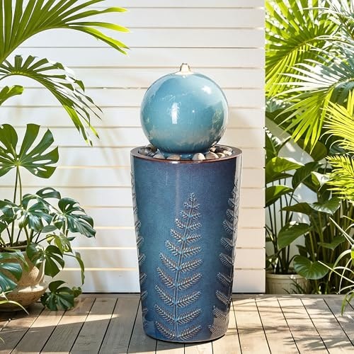 Autodaya 30-inch Sphere Outdoor Water Fountain: $182.70 Autodaya 30-inch Sphere Outdoor Water Fountain: $182.70